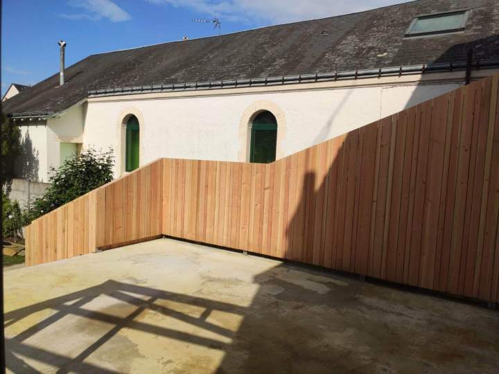 Clôture en bois Airvault