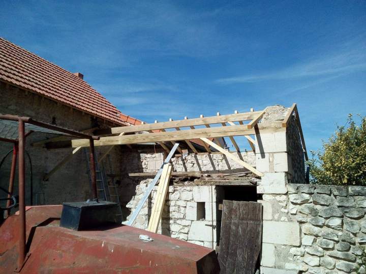 Restauration et renforcement de charpente ancienne