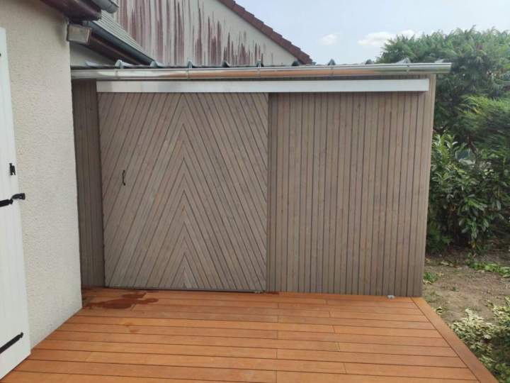 Espace de rangement supplémentaire en bois Loudun