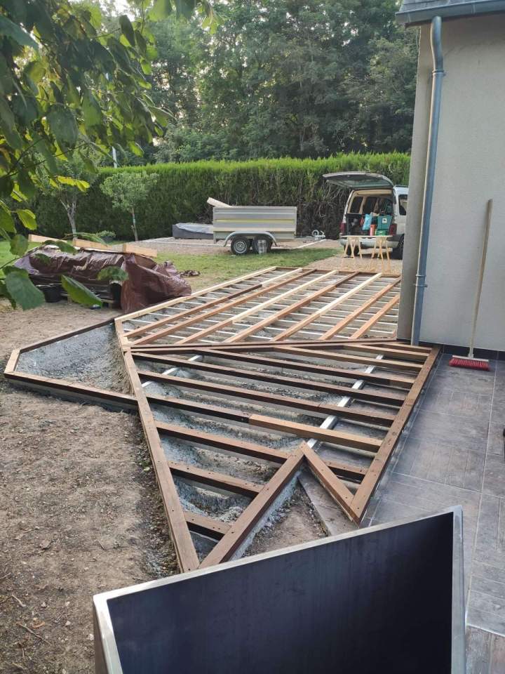 Aménagement terrasse en bois Airvault